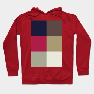 Red Album Color Palette Hoodie